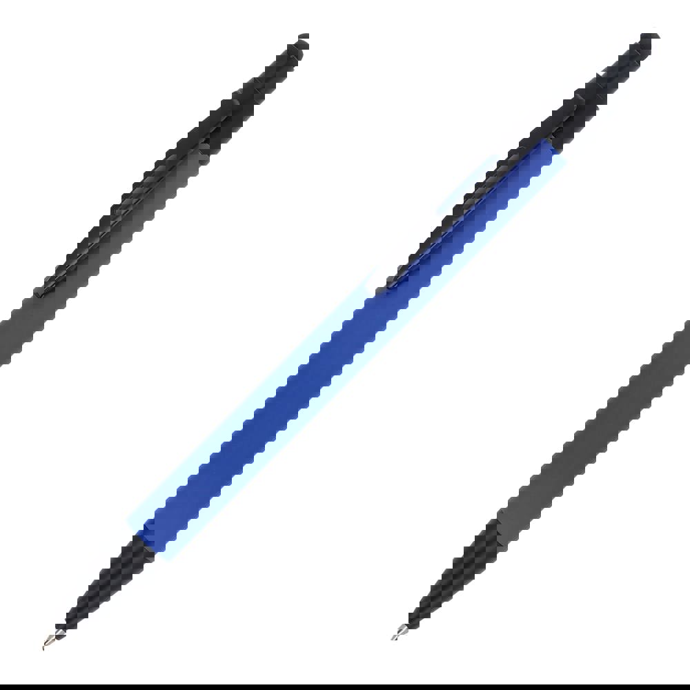 Balpen Alaska soufttouch met stylus R-AL - kopen of bedrukken - Blauw