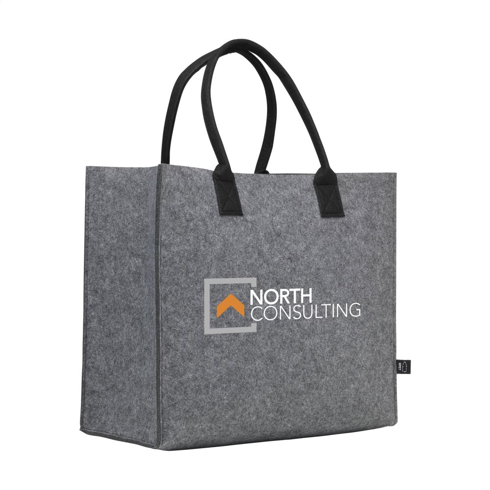 BigShopper Argus GRS RPET Felt winkeltas - met logo of onbedrukt bestellen