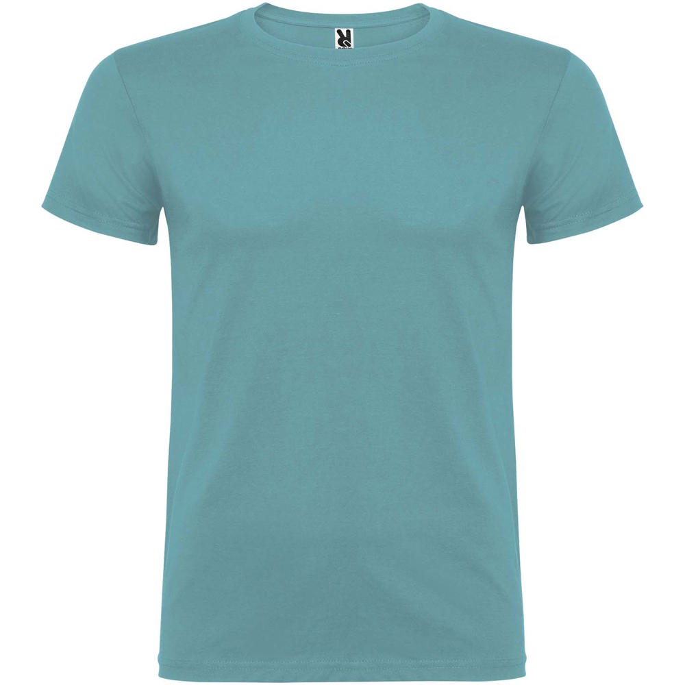 Beagle kindershirt met korte mouwen - met logo of onbedrukt bestellen - Stoffig blauw