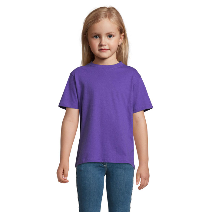 REGENT KIDS - REGENT Kinder t-shirt 150g - bedrukt of onbedrukt verkrijgbaar - donker paars