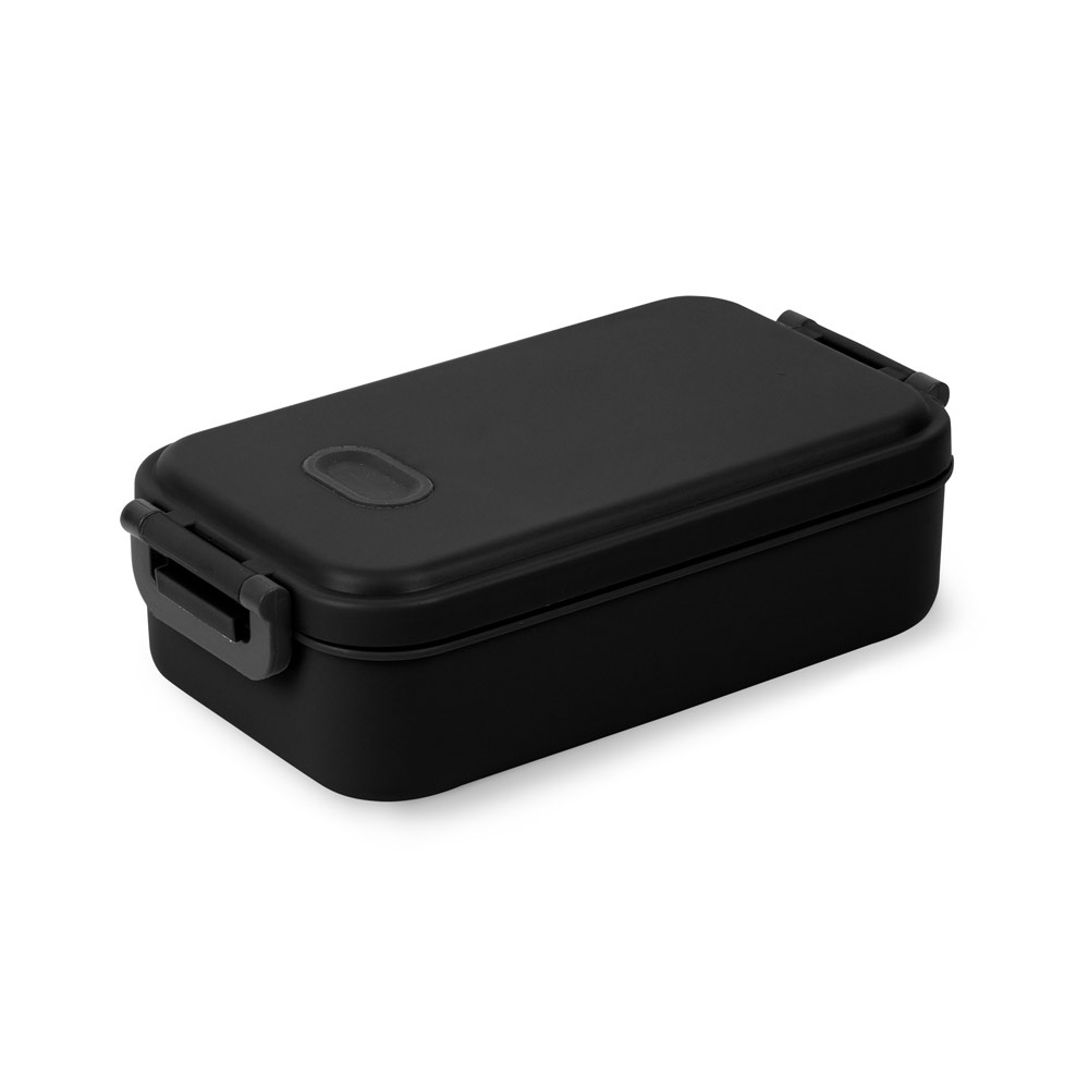 MOCHI. Luchtdichte PP box 900 mL - met logo of onbedrukt bestellen - Zwart
