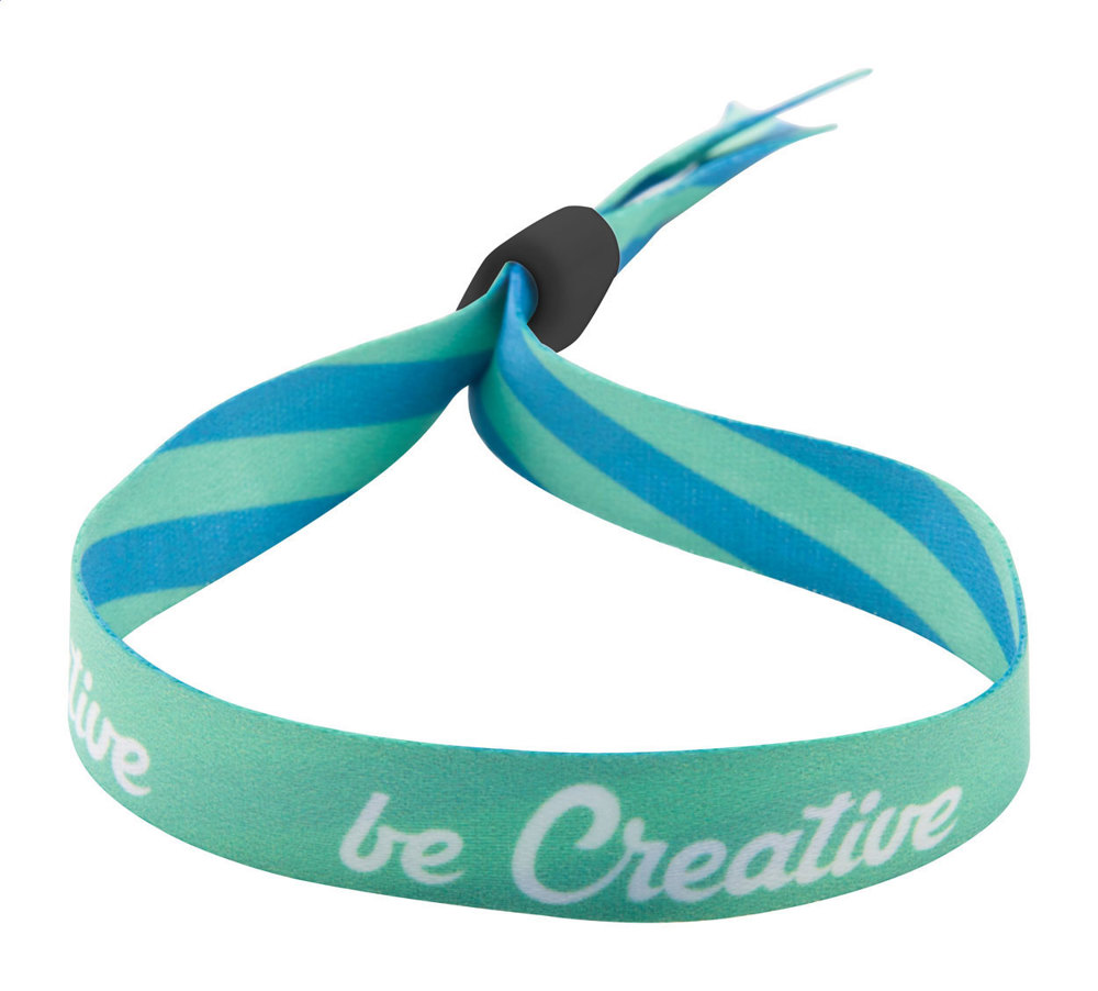 SuboWrist - custom festival bandjes - met logo of onbedrukt bestellen - zwart/wit