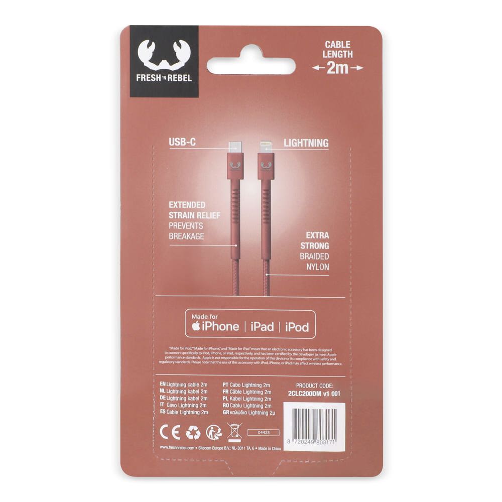 2ULC200 | Fresh 'n Rebel USB-C to Apple Lightning kable 2.0m
