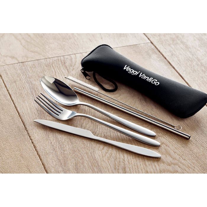 5 SERVICE - RVS bestekset - kopen of bedrukken