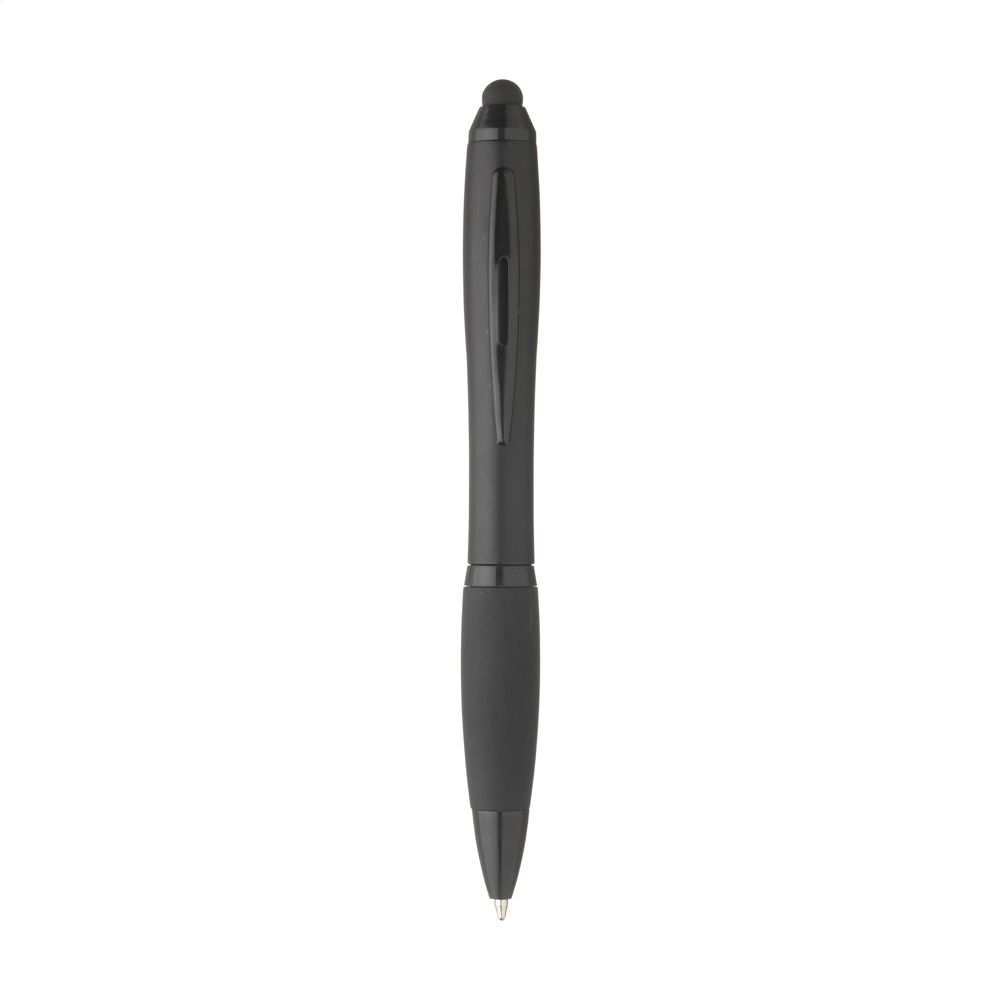 Athos Colour Touch stylus pennen - met logo of onbedrukt bestellen - zwart/zwart