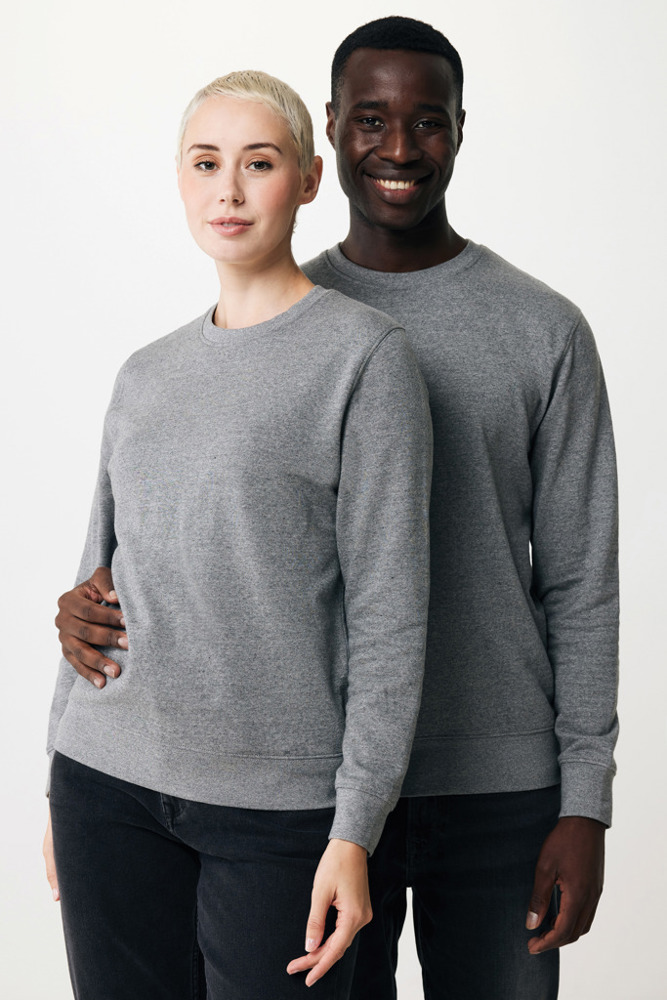 IQONIQ Etosha lichtgewicht gerecycled katoen sweater