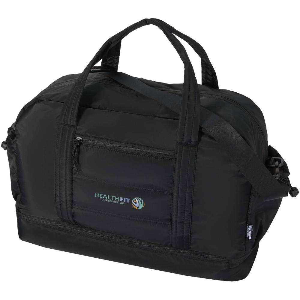 Puffer GRS gerecycleerde duffelbag met geïsoleerde bodem 30L