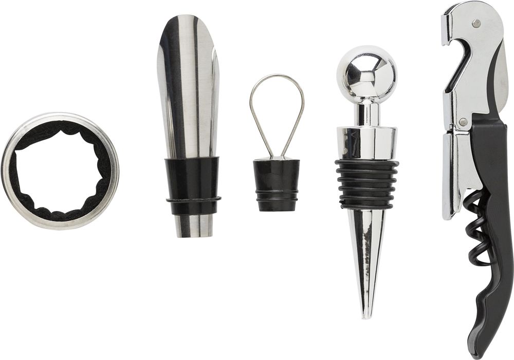 PU met kurklook wijnset Milana