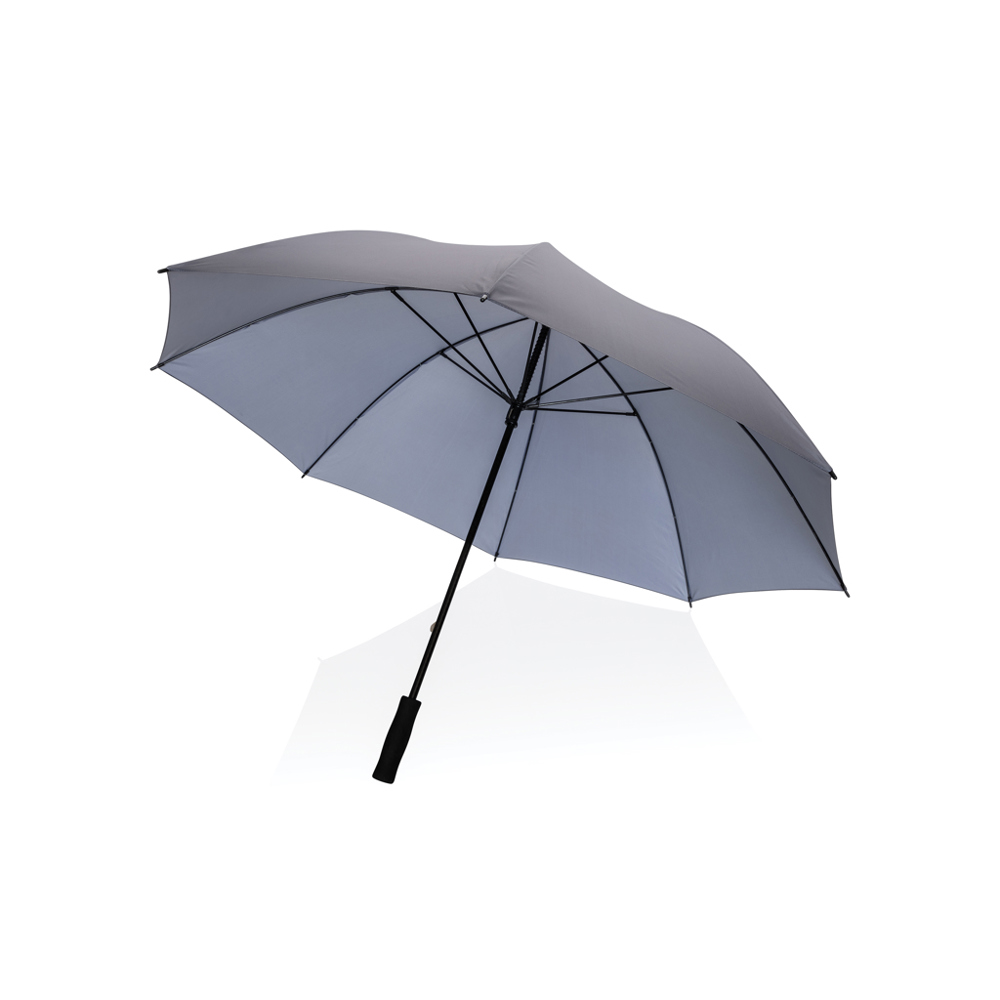 30" Impact AWARE™ RPET 190T storm proof paraplu - kopen of bedrukken - antraciet (± PMS Cool Grey 11)