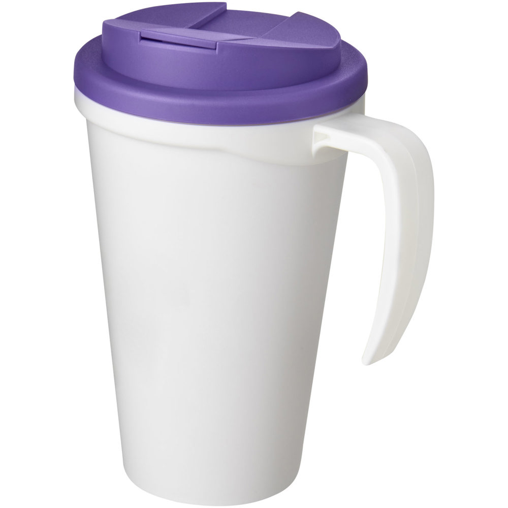 Americano® Grande 350 ml geïsoleerde beker - voor bedrijven en relatiegeschenken - Wit, Paars