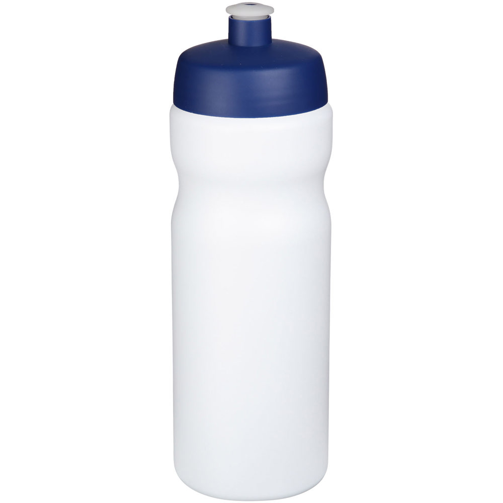 Baseline® Plus drinkfles van 650 ml - bedrukt of onbedrukt verkrijgbaar - Blauw, Wit