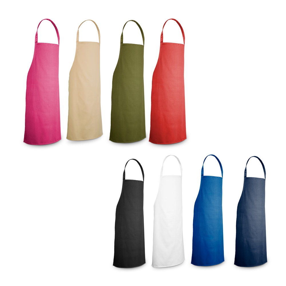 CUMIN. Katoenen keperstof schort (180 g/m²) - met logo of onbedrukt bestellen