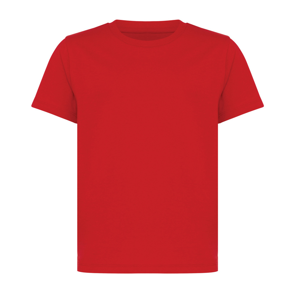 IQONIQ Koli kids lichtgewicht gerecycled katoen t-shirt - kopen of bedrukken - rood (± PMS 19-1757 TCX)