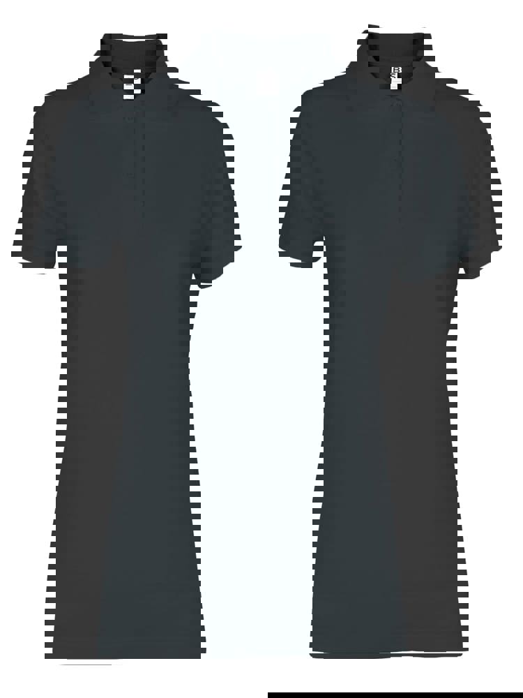 BS Evolution dames polo, 180 gr/m² - met logo of onbedrukt bestellen - Donkergrijs (PMS 7540C)