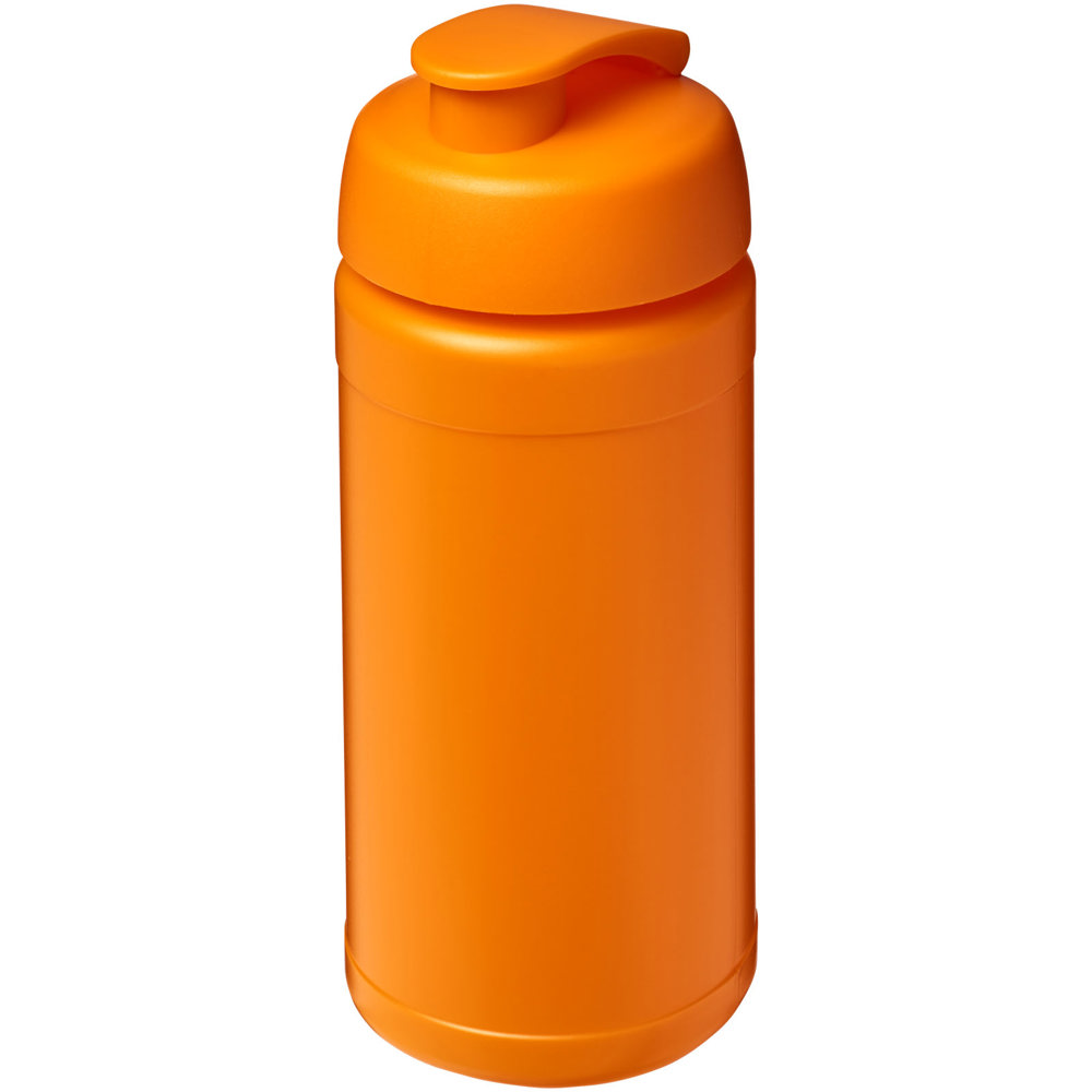 Baseline® Plus 500 ml sportfles met flipcapdeksel - met logo of onbedrukt bestellen - Oranje