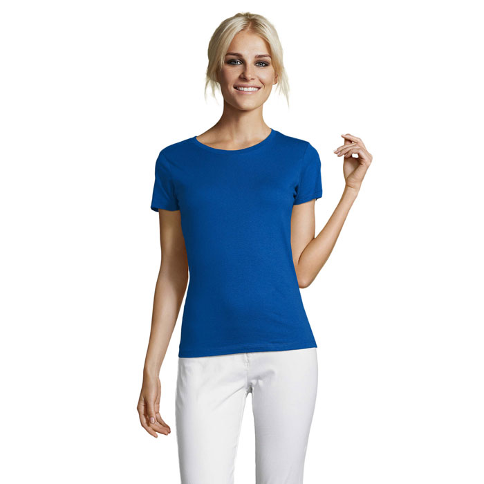 REGENT WOMEN - REGENT dames t-shirt 150g - bedrukt of onbedrukt verkrijgbaar - Koningsblauw