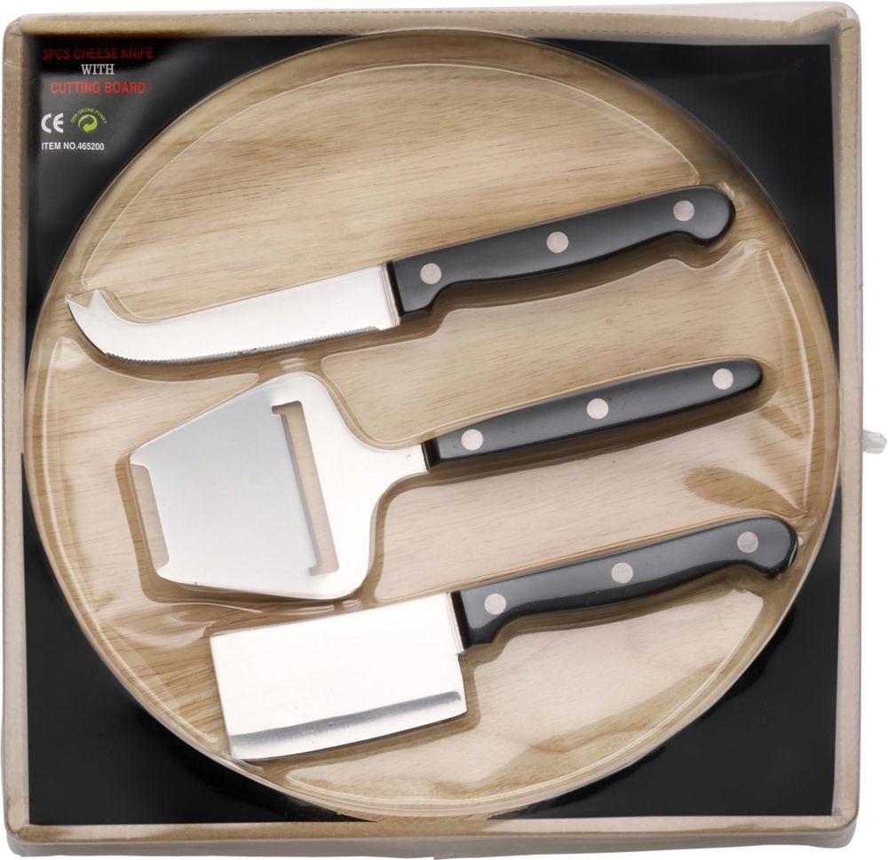 Houten kaasplank Max - voor bedrijven en relatiegeschenken - bruin