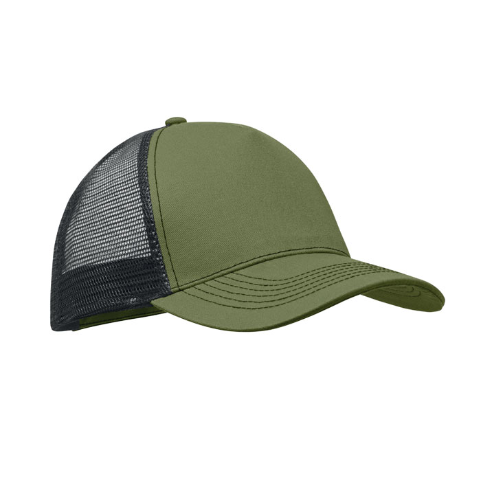 BLIST - 5 panelen trucker cap - kopen of bedrukken - Legergroen