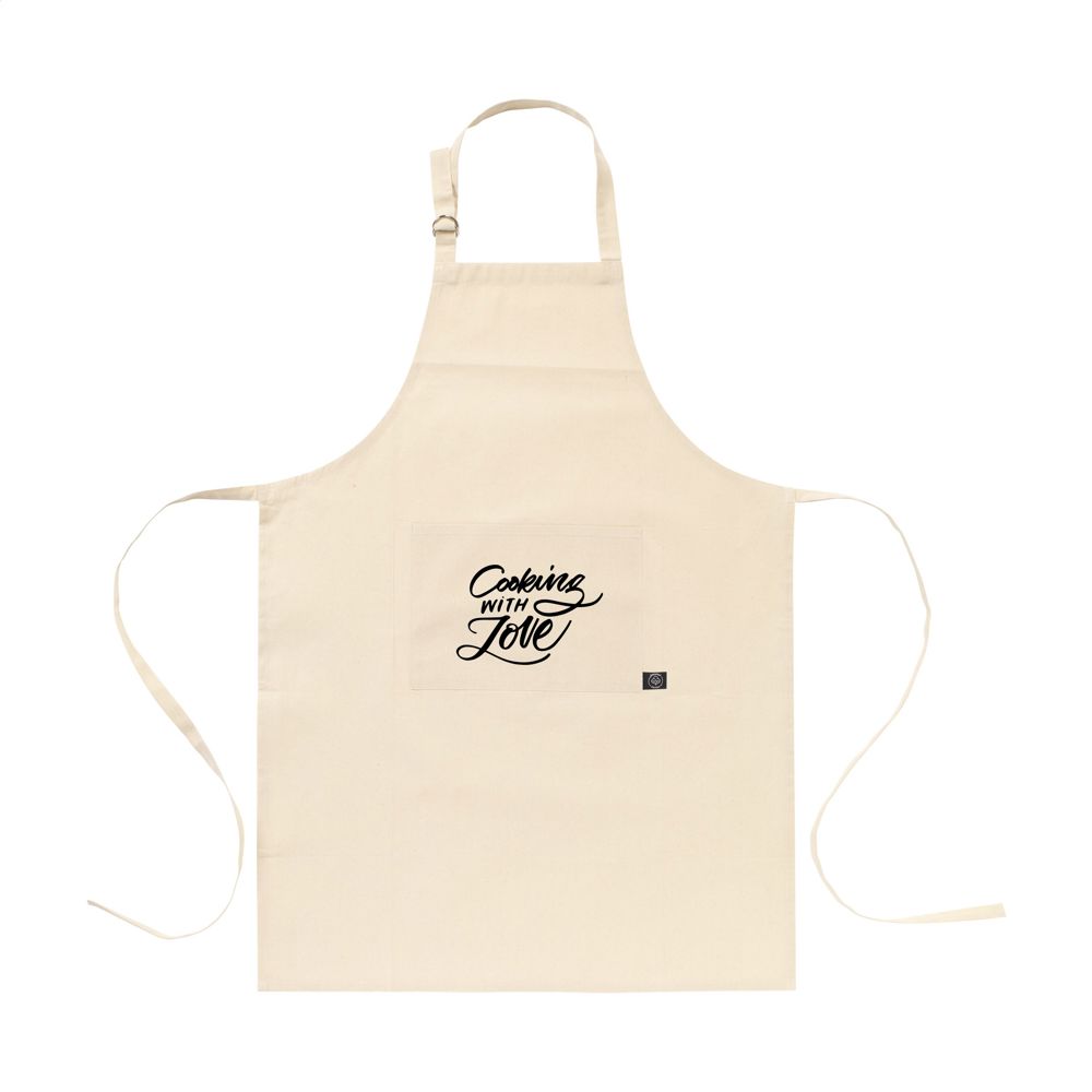 Cocina GRS Recycled Cotton (160 g/m²) schort - voor bedrijven en relatiegeschenken - naturel