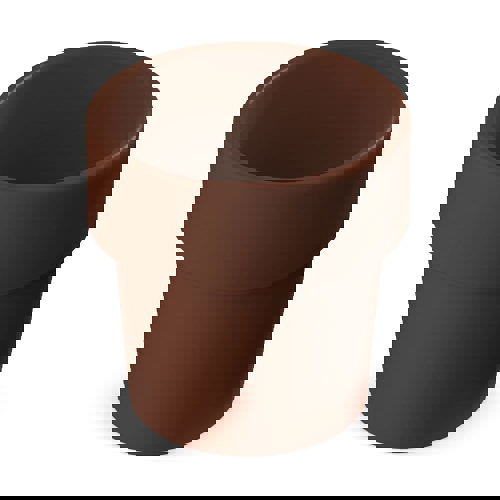 Hot-but-cool beker met basilicum zaadjes - kopen of bedrukken - bruin