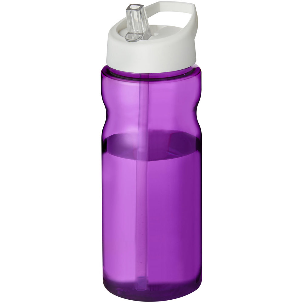 H2O Active® Base 650 ml bidon met fliptuitdeksel - met logo of onbedrukt bestellen - Paars, Wit