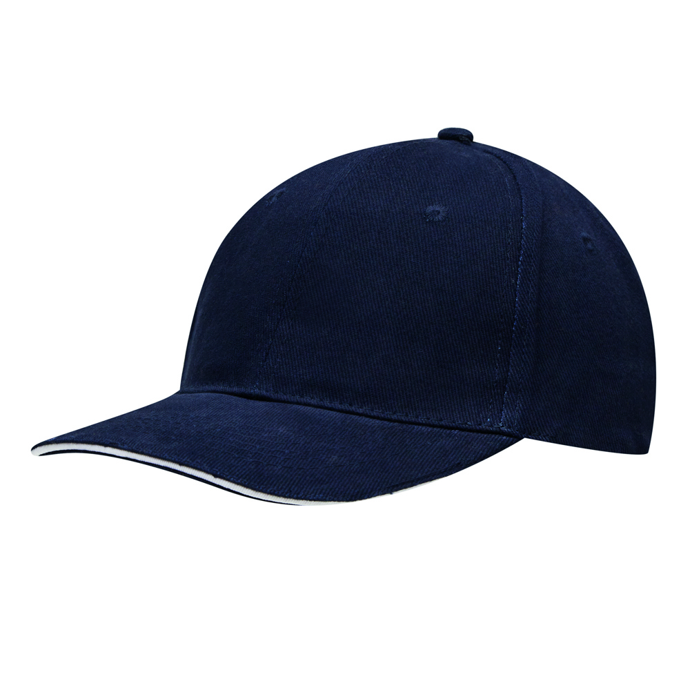 LIBERTY - 6 panel baseball cap - kopen of bedrukken - Marineblauw