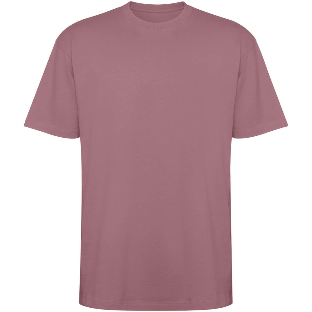 Bull oversized unisex T-shirt met korte mouwen - voor bedrijven en relatiegeschenken - Bleekrood