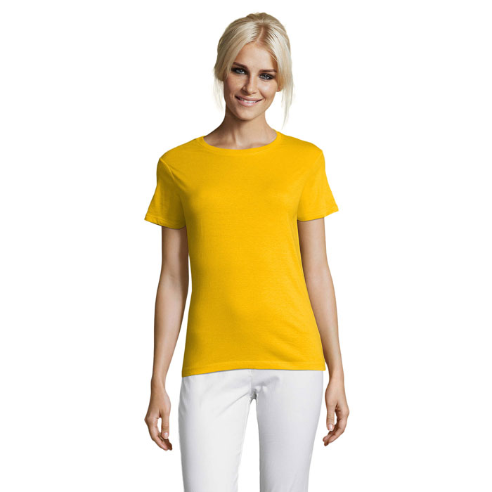 REGENT WOMEN - REGENT dames t-shirt 150g - bedrukt of onbedrukt verkrijgbaar - goud