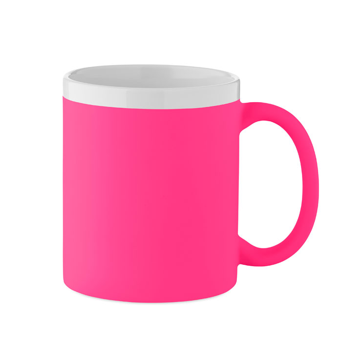 MUGIVA - Keramische mok 300ml - kopen of bedrukken - Neon Fuchsia