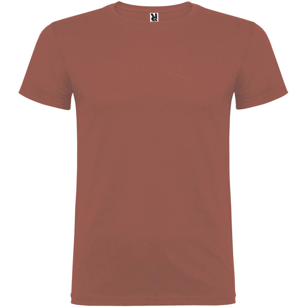 Beagle kindershirt met korte mouwen - met logo of onbedrukt bestellen - Baksteenrood