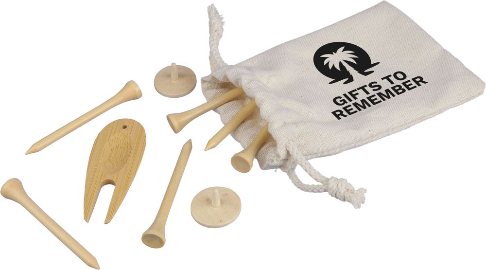 Houten golftees-set Nyssa