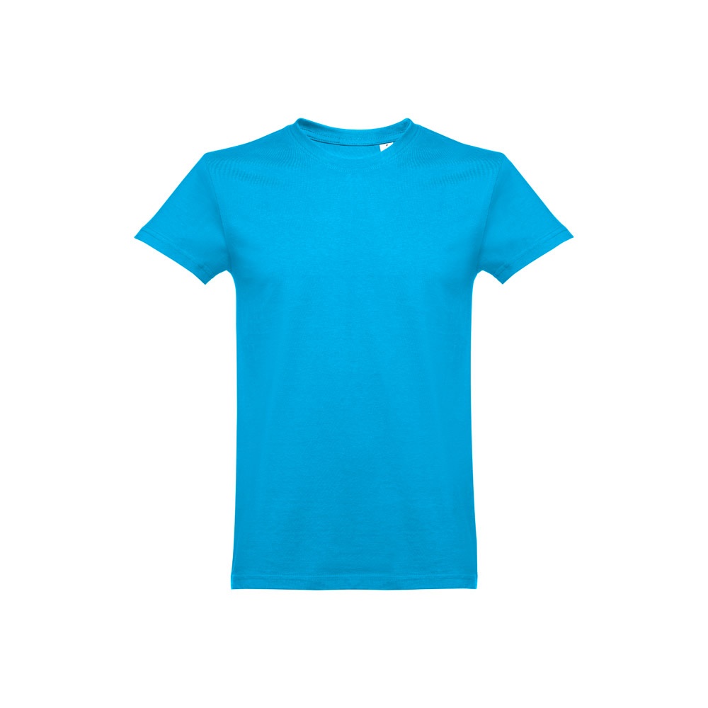 THC ANKARA. T-shirt voor mannen - voor bedrijven en relatiegeschenken - Aqua blauw