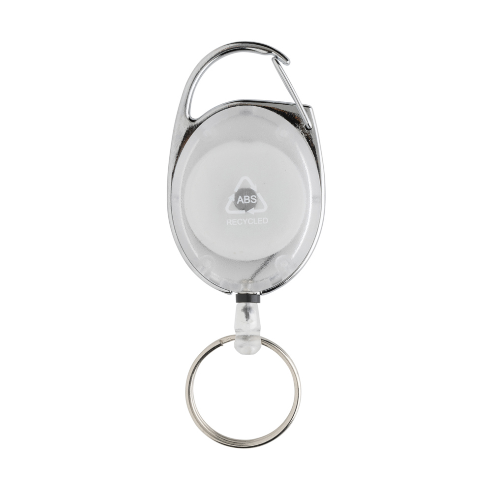 Roller clip sleutelhanger gemaakt van RCS gerecycled plastic