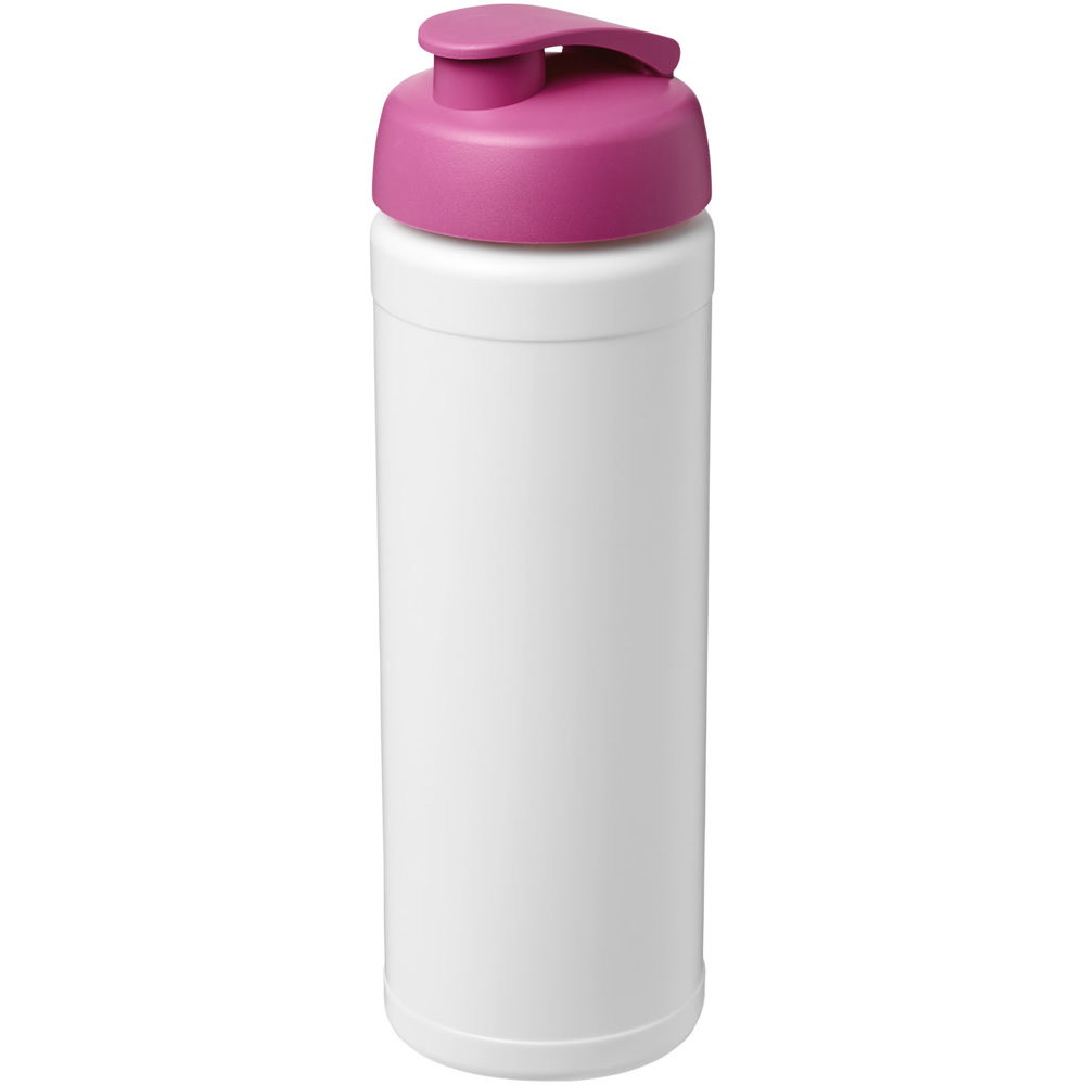 Baseline® Plus 750 ml sportfles met flipcapdeksel - kopen of bedrukken - Wit, Roze