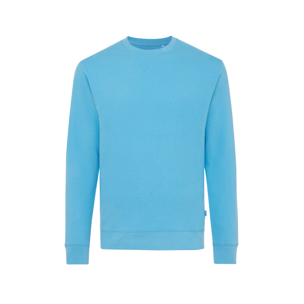 IQONIQ Zion gerecycled katoen sweater - voor bedrijven en relatiegeschenken - tranquil blue (± PMS 17-4139TCX)