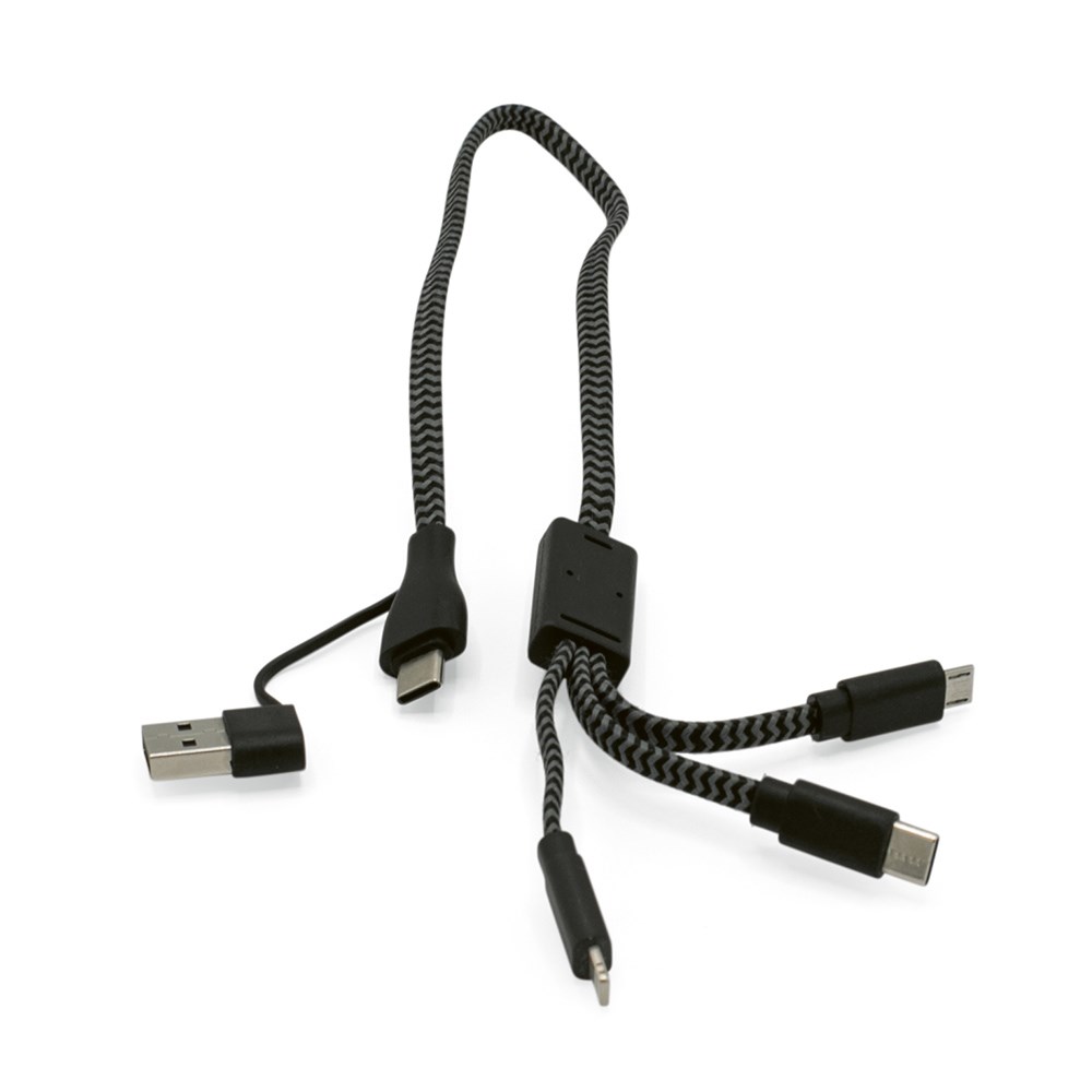 Versacord kabel rPET - Zwart