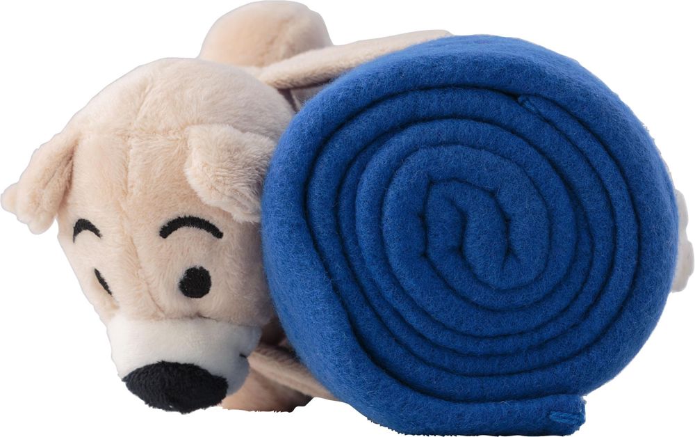 Knuffelbeer met fleecedeken Owen