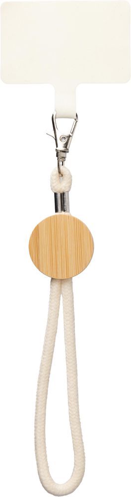 Katoenen (D16) polsband voor telefoon Maxim - bedrukt of onbedrukt verkrijgbaar - khaki (écru)