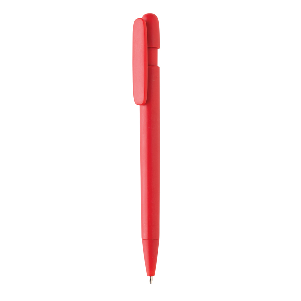 Devin GRS-gecertificeerde RABS-pen - met logo of onbedrukt bestellen - rood (± PMS 710)