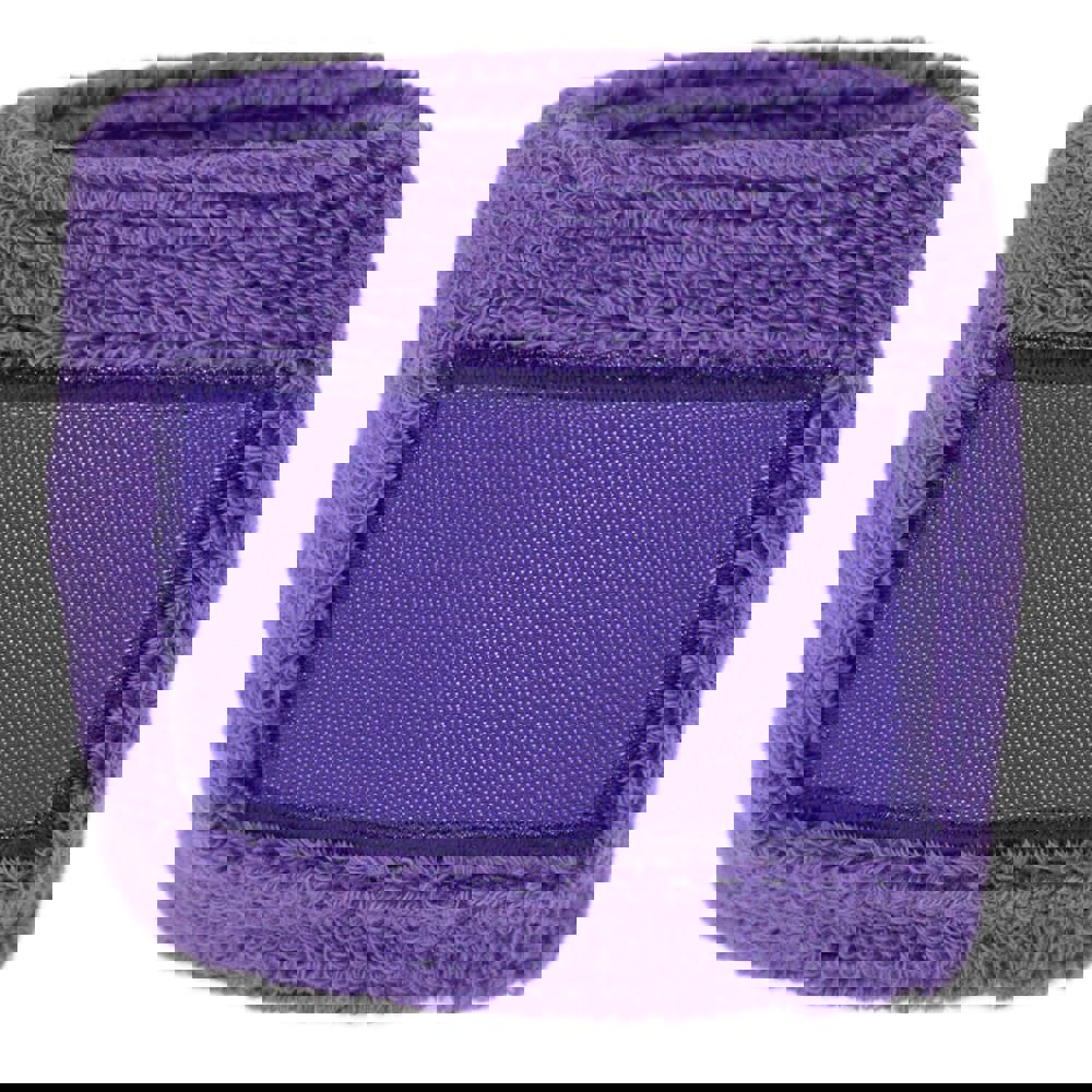 Polsband met label - met logo of onbedrukt bestellen - Paars (PMS 268c) / Paars