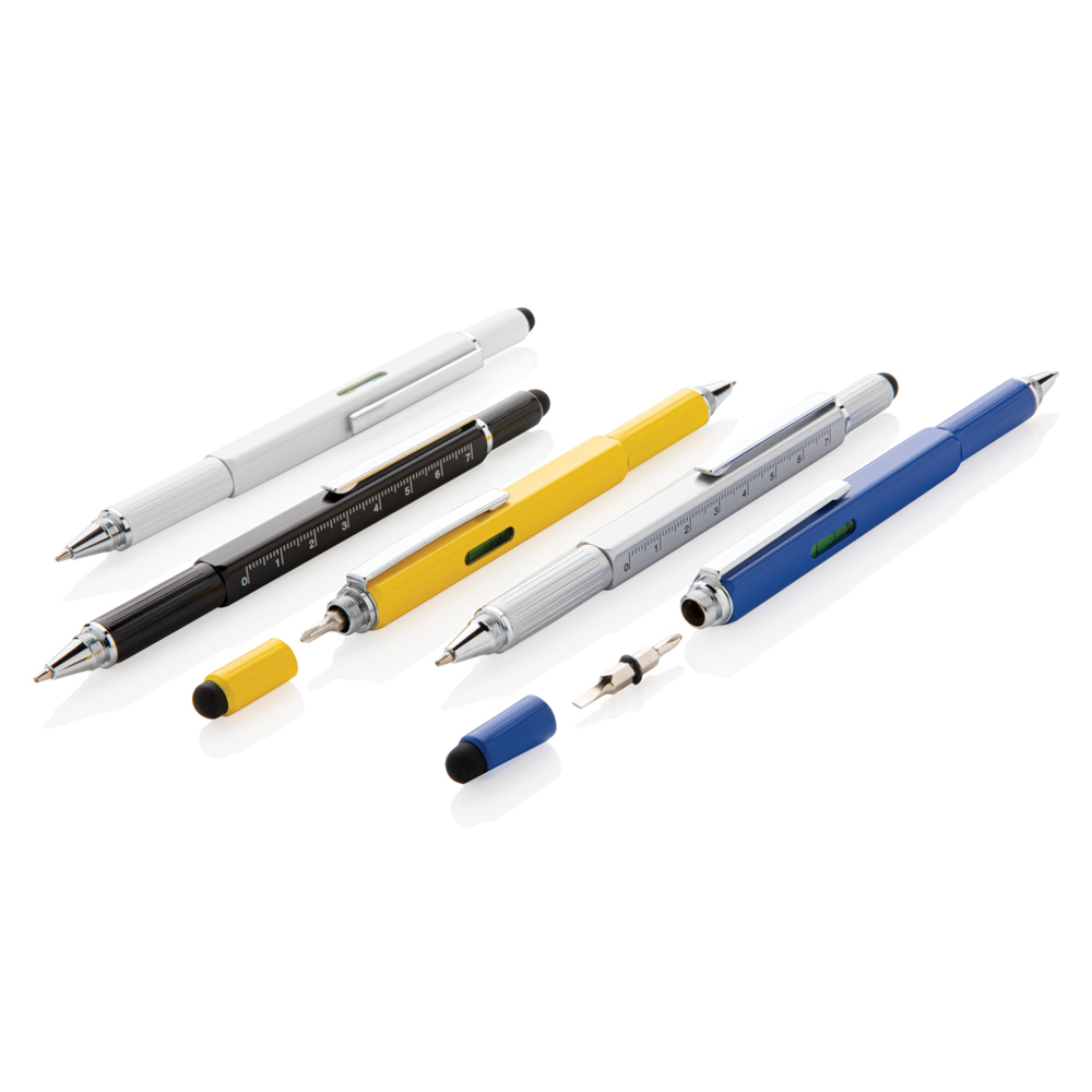5-in-1 aluminium toolpen - kopen of bedrukken