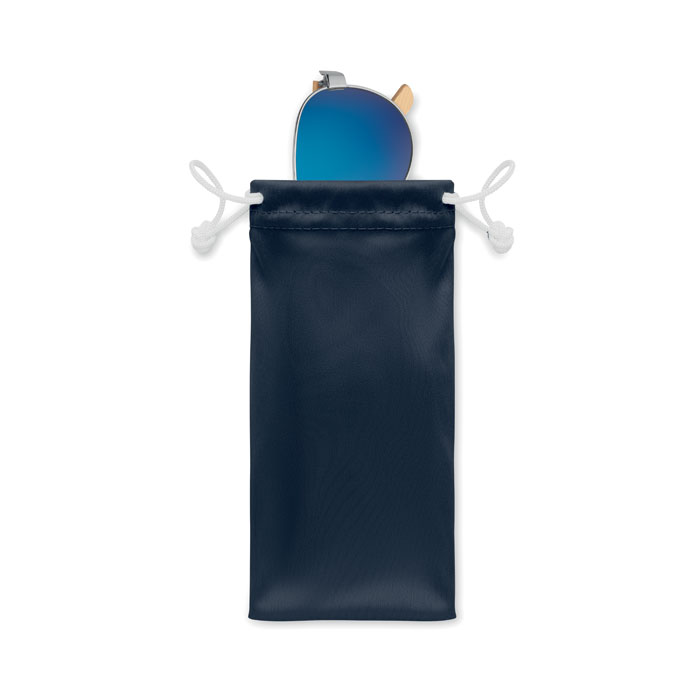 HONIARA - Bamboe zonnebril met hoesje