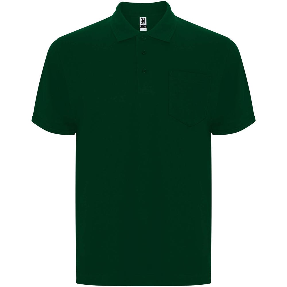 Centauro Premium unisex polo met korte mouwen - voor bedrijven en relatiegeschenken - Flessengroen