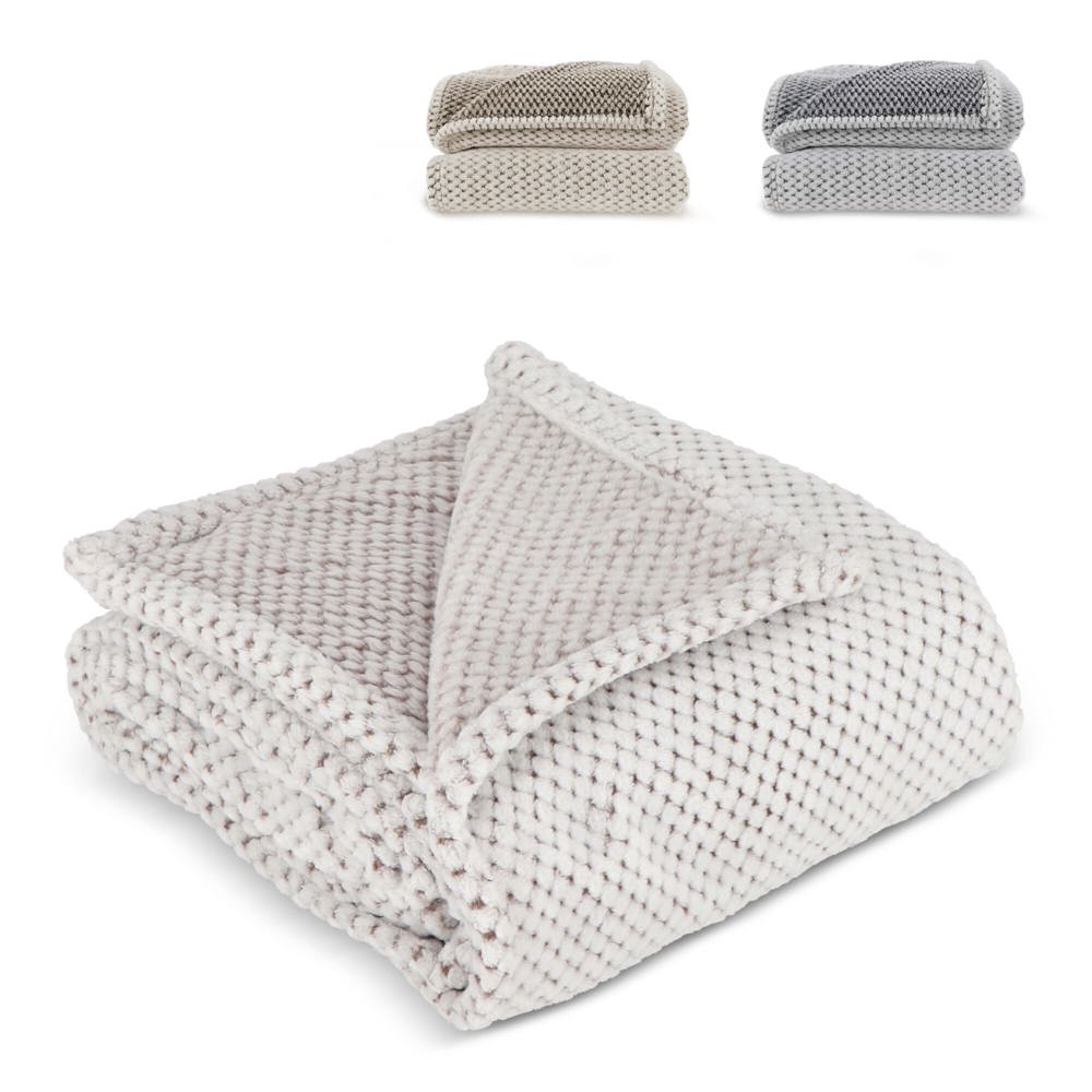 Sagaform Anni R-PET fleece deken - voor bedrijven en relatiegeschenken