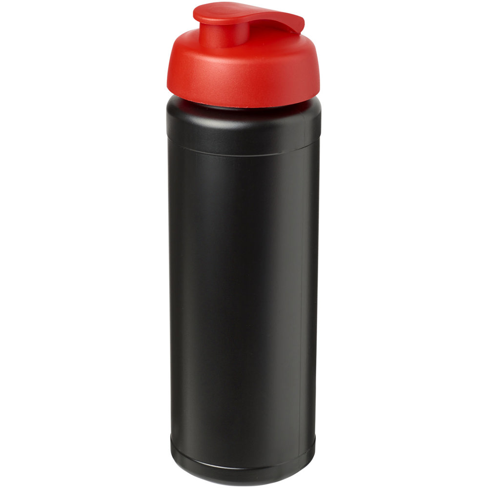 Baseline® Plus grip 750 ml sportfles met flipcapdeksel - kopen of bedrukken - Zwart, Rood