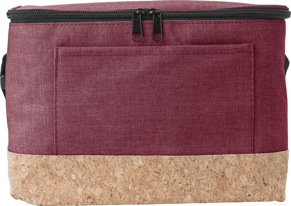 Polyester (600D) koeltas Dieter - bedrukt of onbedrukt verkrijgbaar - rood