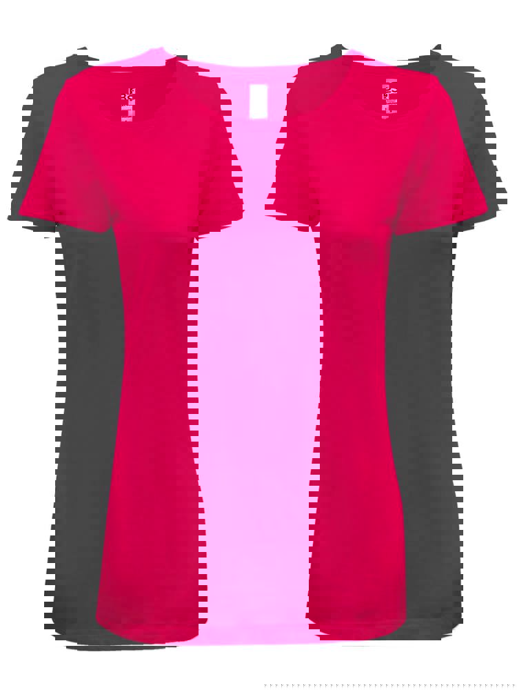 BS Evolution dames t-shirt, 150 gr/m² - bedrukt of onbedrukt verkrijgbaar - Fucsia