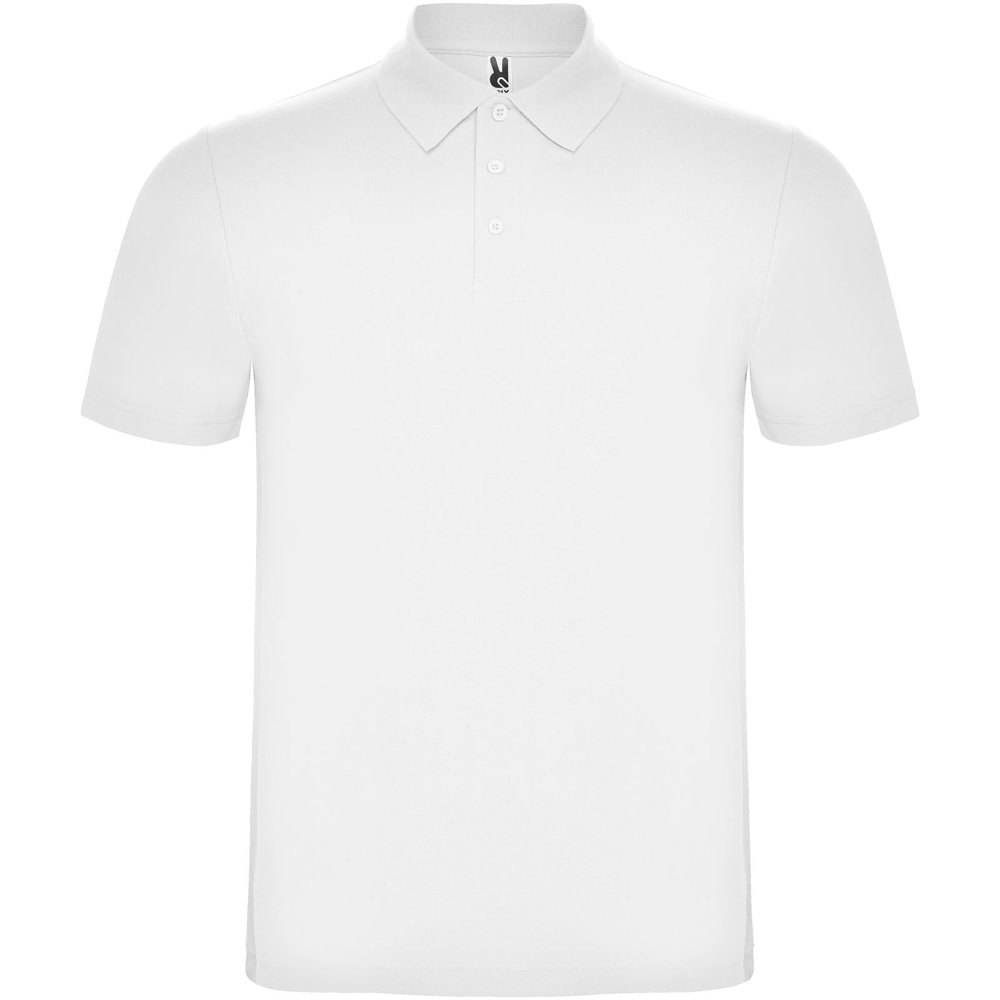 Austral unisex polo met korte mouwen - bedrukt of onbedrukt verkrijgbaar - Wit