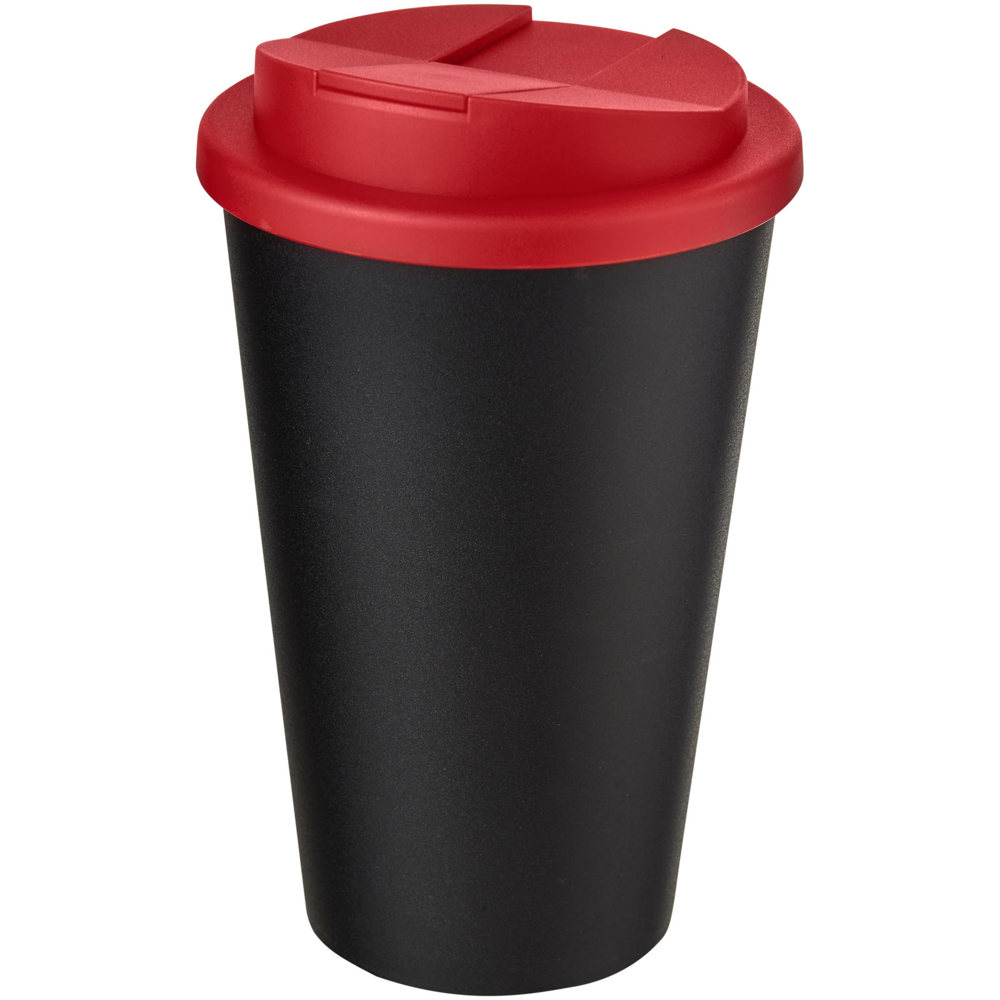 Americano® 350 ml geïsoleerde beker - kopen of bedrukken - Zwart, Rood