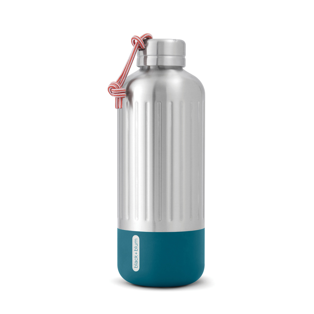 Black+Blum Explorer Isoleerfles Groot 850ml - voor bedrijven en relatiegeschenken - turquoise (± PMS 315U)